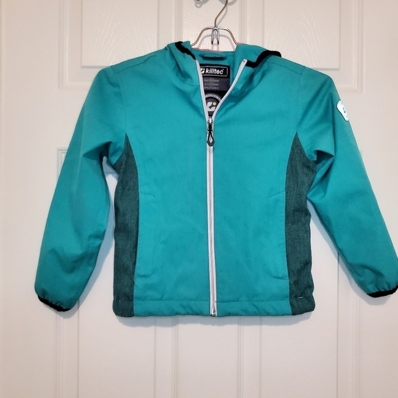 Killtec Hooded Jacket Waterproof Windproof Size 6 Girls - Picture 1 of 15